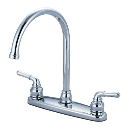 Pioneer Industries Olympia Accent Two Handle Kitchen Faucet Polished Chrome K-5340